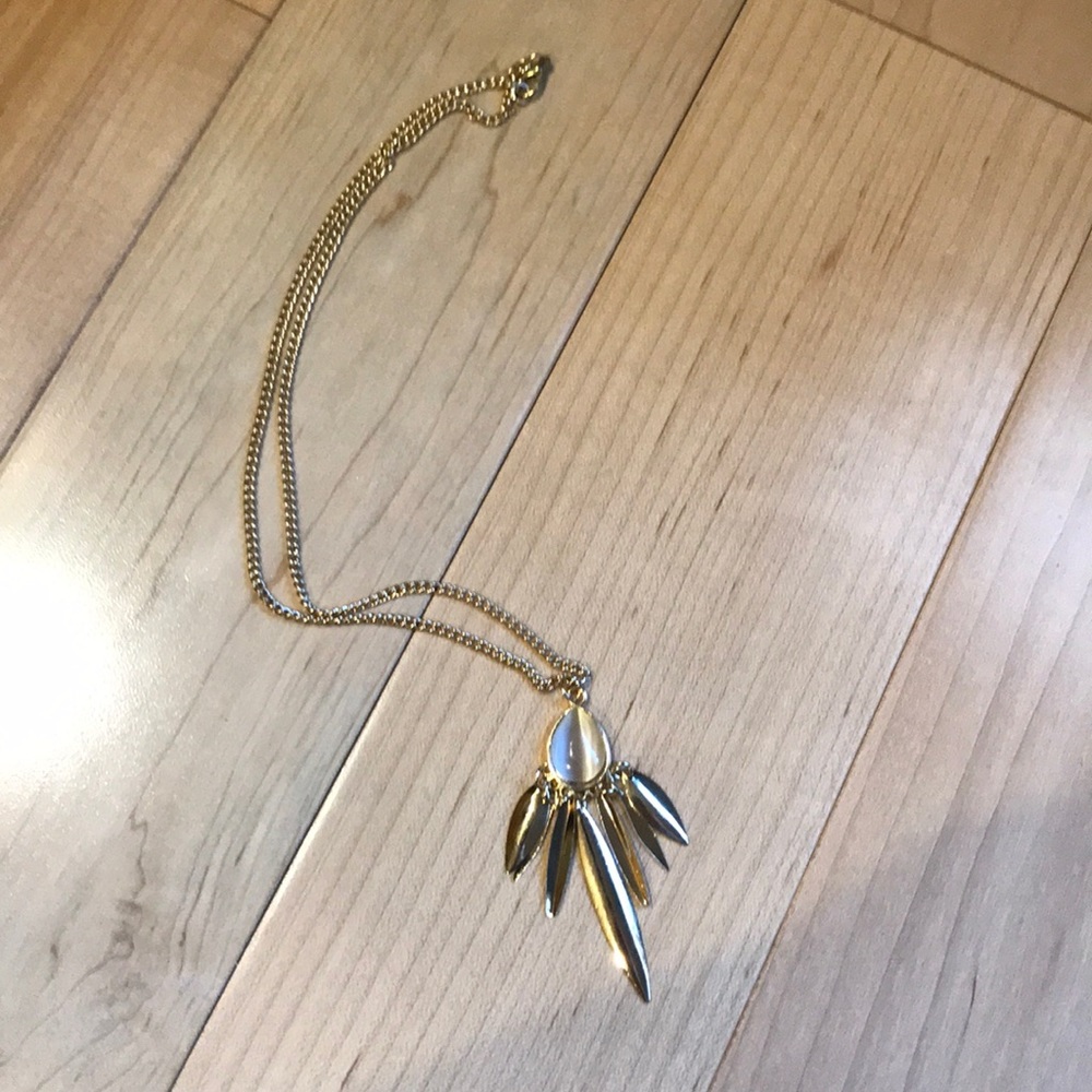 Gold boho inspired necklace